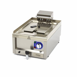 Maxima Oil Fryer / Deep Fryer 1 x 10L - Electric - with drain tap - 600 series - 400V/6kW