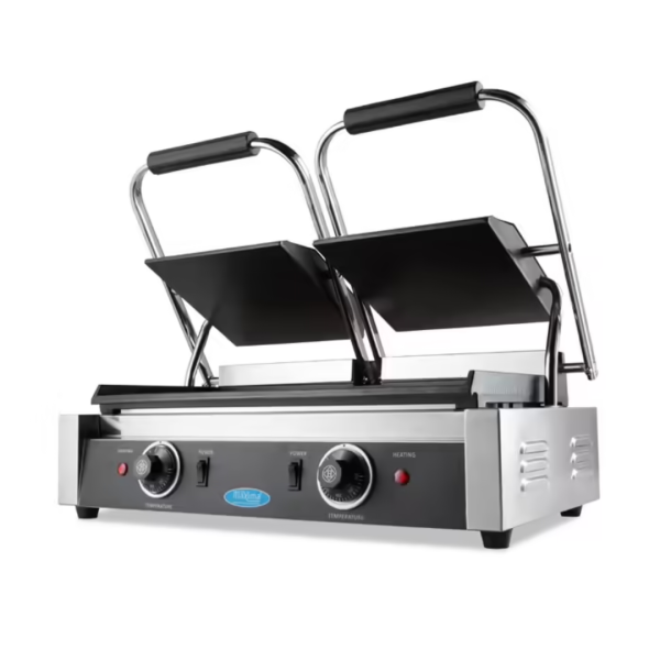 MAXIMA kontakt grill dupla sima 2 x 22cm