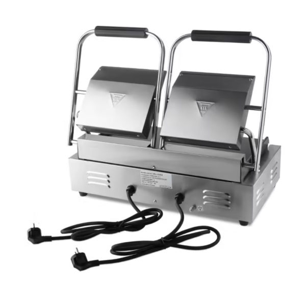 MAXIMA kontakt grill dupla sima 2 x 22cm