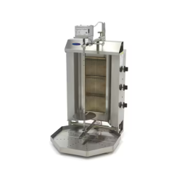 MAXIMA Gázos gyros sütő - 3 égő - 30kg hús MAXIMA Gázos gyros sütő - 3 égő - 30kg hús