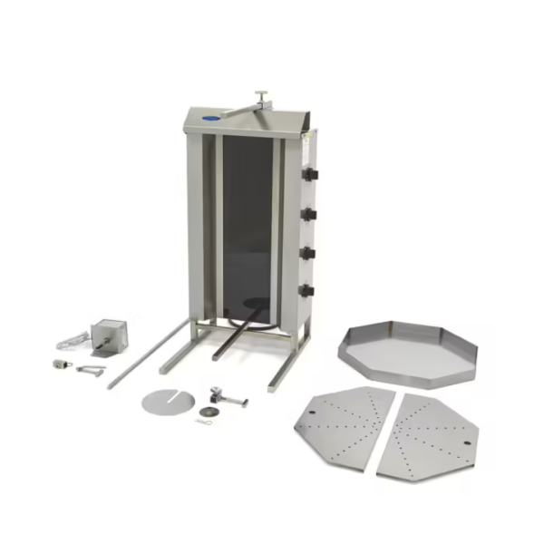 MAXIMA Electric gyros oven - with 4 burners - 50 kg meat