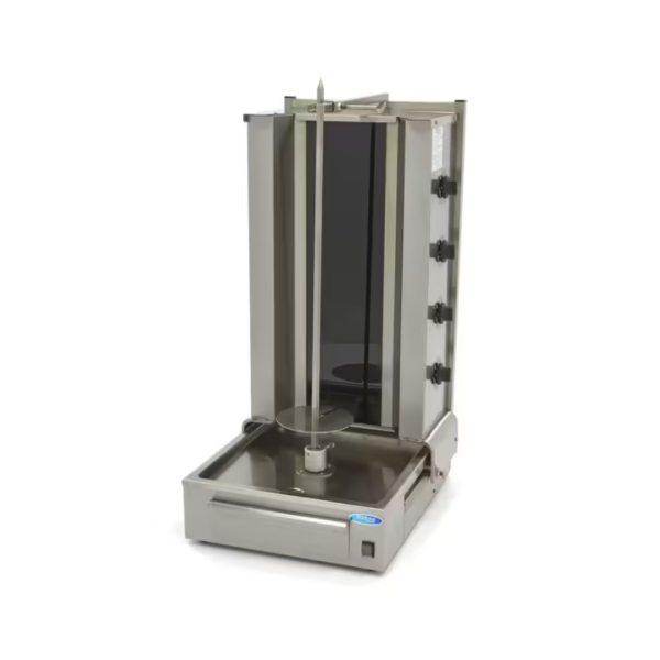 MAXIMA Elektrischer Gyros-Ofen – mit 4 Brennern – 70 kg Fleisch MAXIMA Elektrischer Gyros-Ofen – mit 4 Brennern – 70 kg Fleisch