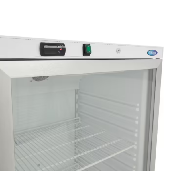 MAXIMA Refrigerator - 600L - Fehér - Üvegajtóval