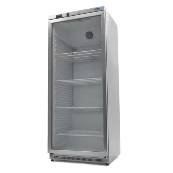 Hűtőszekrény - 600L - Rozsdamentes Acél - Üvegajtóval Hűtők