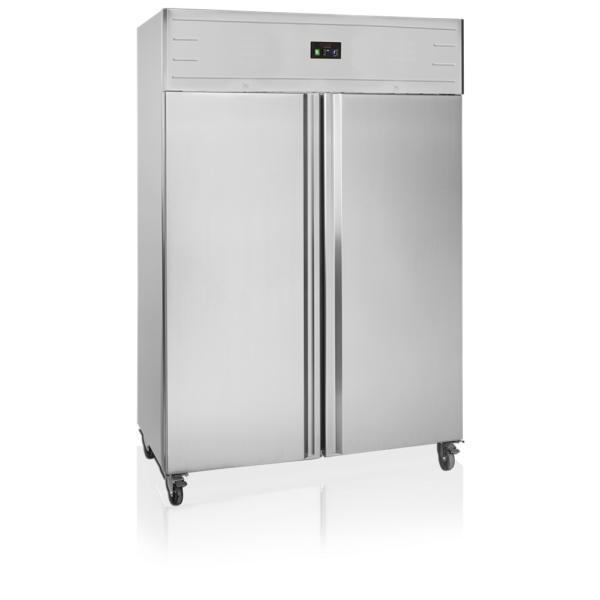 Tefcold GUF140 – Boden-Gefrierschrank aus Edelstahl – Brutto 1166 Liter