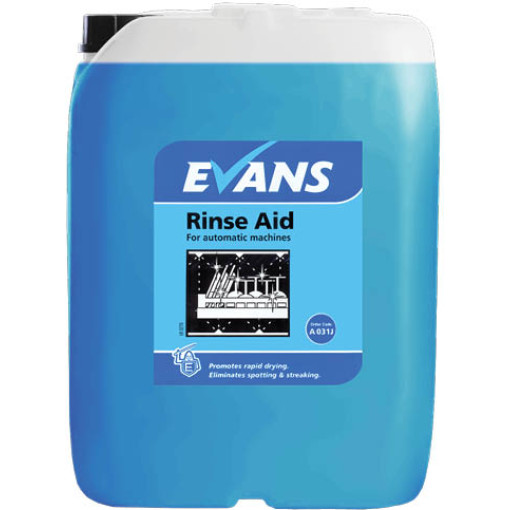 EVANS Rinse Aid - Öblítőszer - automata mosogatógéphez - 20 liter  