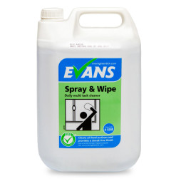 EVANS Spray and Wipe Evans - Üveg és inoxtisztító - 5 liter EVANS Spray and Wipe Evans - Üveg és inoxtisztító - 5 liter