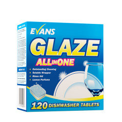 Evans Glaze 4in1 - 120 industrial dishwasher tablets Evans Glaze 4in1 - 120 industrial dishwasher tablets
