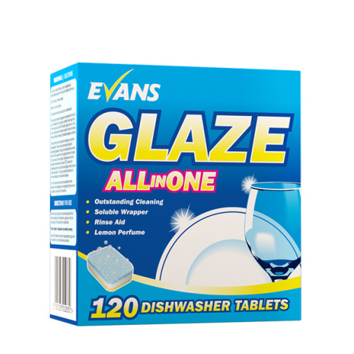 Evans Glaze 4in1 - 120 darabos ipari mosogatógép tabletta