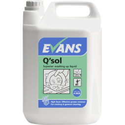 EVANS Q'sol / Qsol - Kézi mosogató koncentrátum - 5 liter EVANS Q'sol / Qsol - Kézi mosogató koncentrátum - 5 liter
