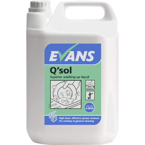 EVANS Q'sol / Qsol - Kézi mosogató koncentrátum - 5 liter