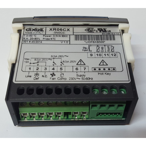 Dixel XR06CX digitális termosztát Dixel XR06CX digitális termosztát