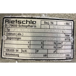 Rietschle VFT 100 - vacuum pump and compressor Rietschle VFT 100 - vacuum pump and compressor