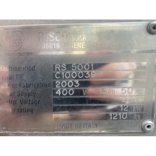 Risco RS 5001 - vákuum töltőgép Risco RS 5001 - vákuum töltőgép