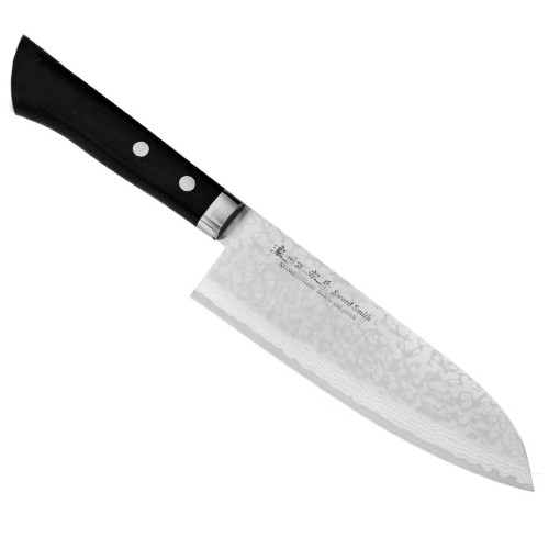 SATAKE UNIQUE SAI JAPÁN DAMASZK SANTOKU KÉS 17CM Satake JAPÁN kések