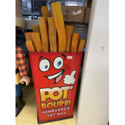 French fries decoration French fries decoration