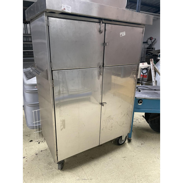Cabinet with tray holder
